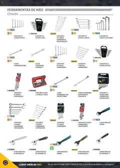 Pré-visualização Leroy Merlin Catálogo válido de 18.11.2024 | Página: 360 | Produtos: Ferramentas, Chave inglesa, Caixa