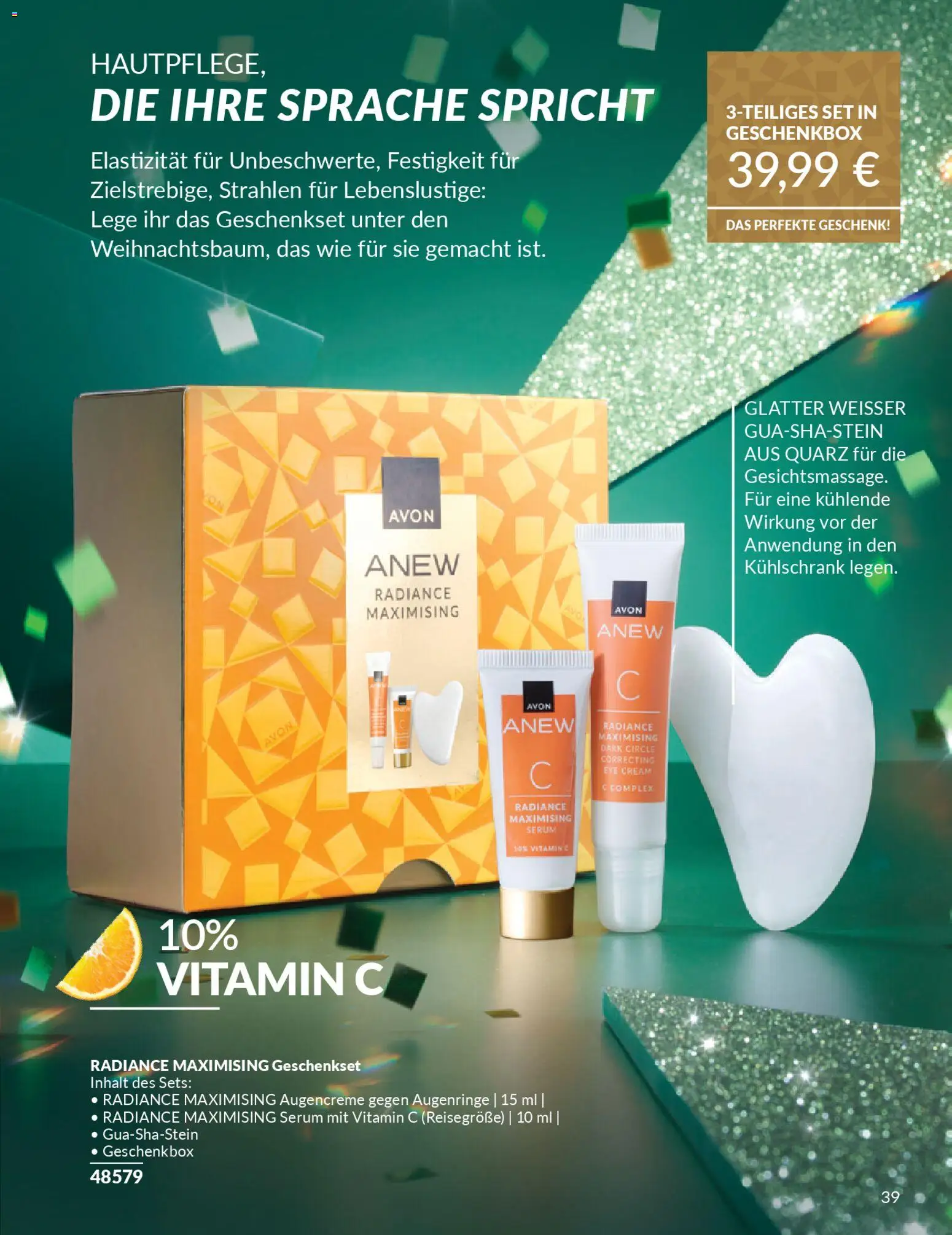 AVON Weihnachtsgeschenkideen – gültig ab 01.11.2025 | Seite: 39 | Produkte: Kühlschrank, Serum