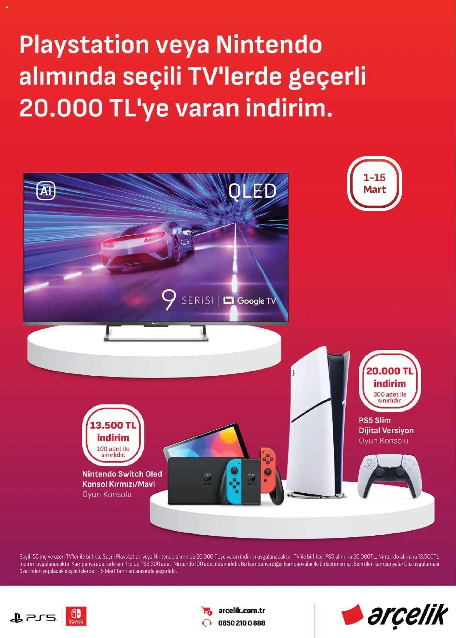 Arçelik Katalog - 01.03.2026 tarihinden itibaren geçerlidir | Sayfa: 90 | Ürünler: Désodorisant, TV, Oyun konsolu, Playstation