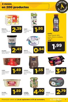 Vista previa Alimerka folleto válido desde el 29.09.2025 | Página: 9 | Productos: Chocolate, Arroz, Crema, Bebida de arroz