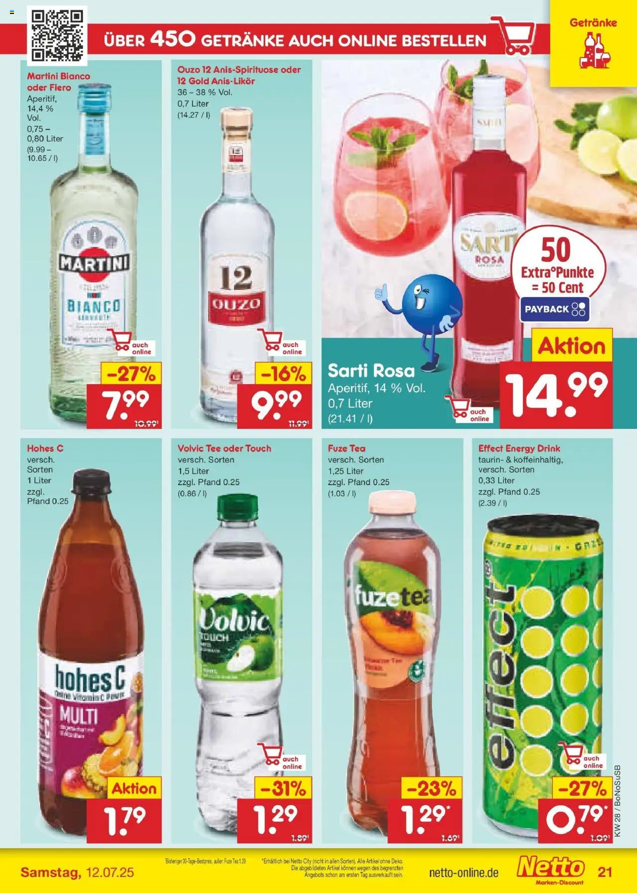 Netto Marken-Discount prospekt Herne	 - gültig ab dem 07.07.2025 | Seite: 31 | Produkte: Ouzo, Energy, Volvic tee, Volvic