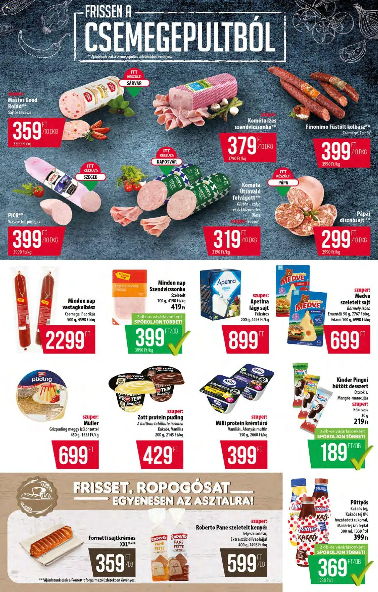 COOP akciós ujság - amely érvényes a következő dátumtól: 11.09.2025 | Oldal: 2 | Termékek: Meggy, Krémtúró, Vastagkolbász, Tej