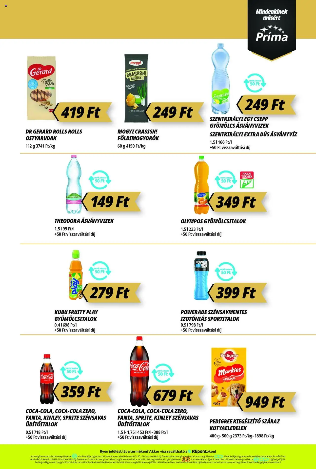 CBA Príma akciós ujság - amely érvényes a következő dátumtól: 19.06.2025 | Oldal: 9 | Termékek: Gyümölcs, Coca Cola, Cola, Ásványvíz