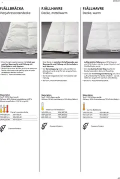 Ikea Prospekt  Schlafkomfort	 ab 30.09.2025 gültig | Seite: 45