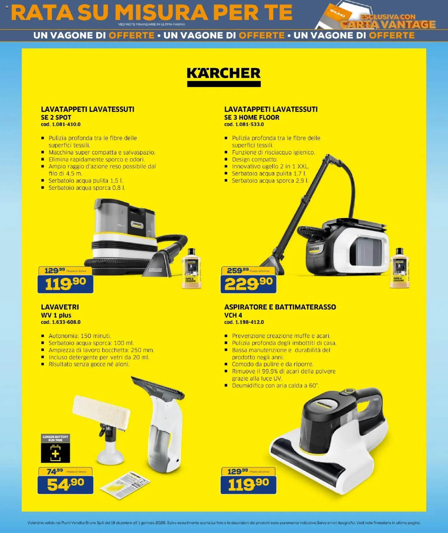 Volantino BRUNO del 19.12.2025 | Pagina: 34 | Prodotti: Detergente, Tè, Acqua