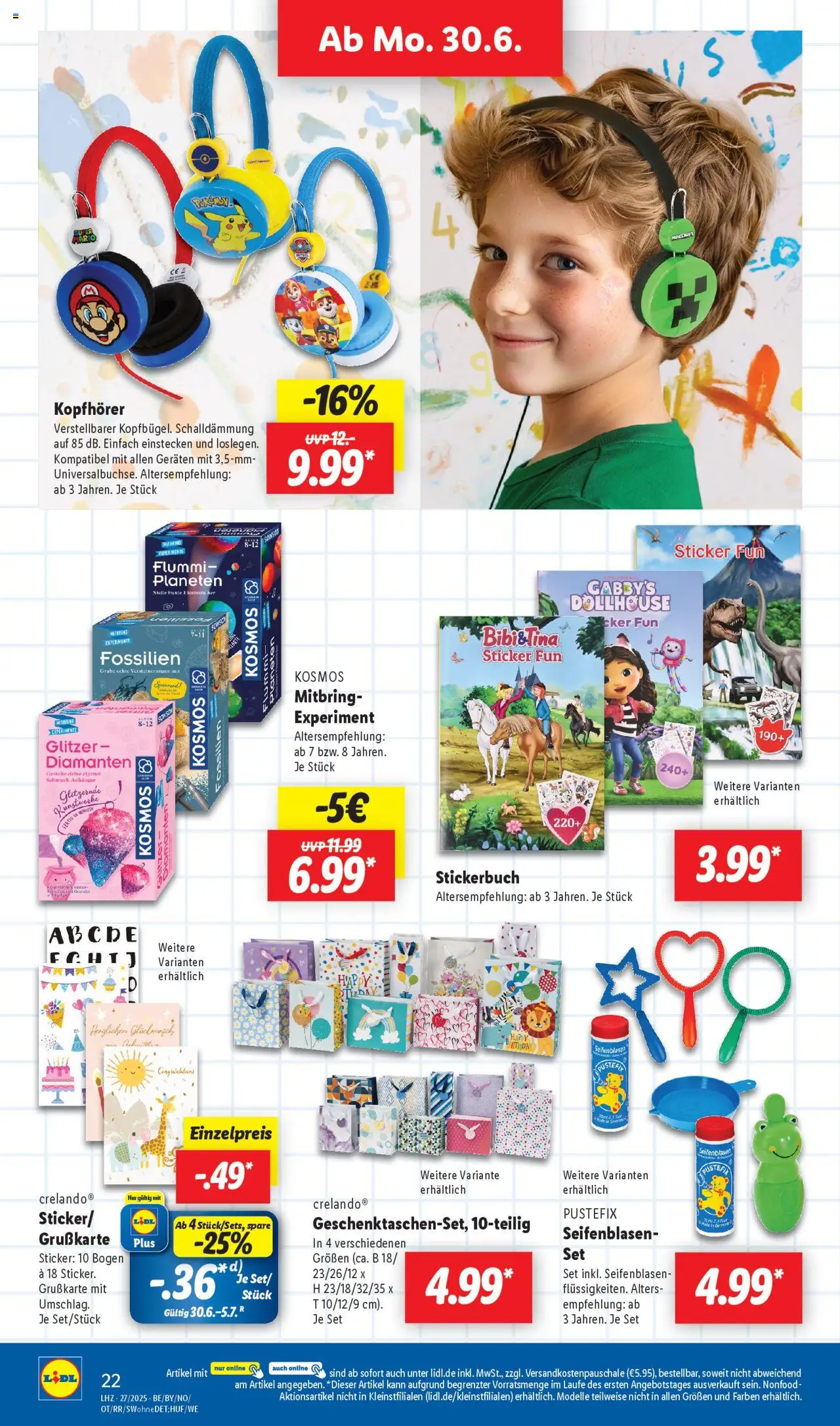 Lidl - Hamburg, Bremen - gültig ab dem 30.06.2025 | Seite: 10 | Produkte: Kopfhörer