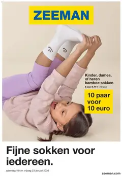 Zeeman folder  - Voorbeeld van een folder van Zeeman, geldig van 10.01.2026