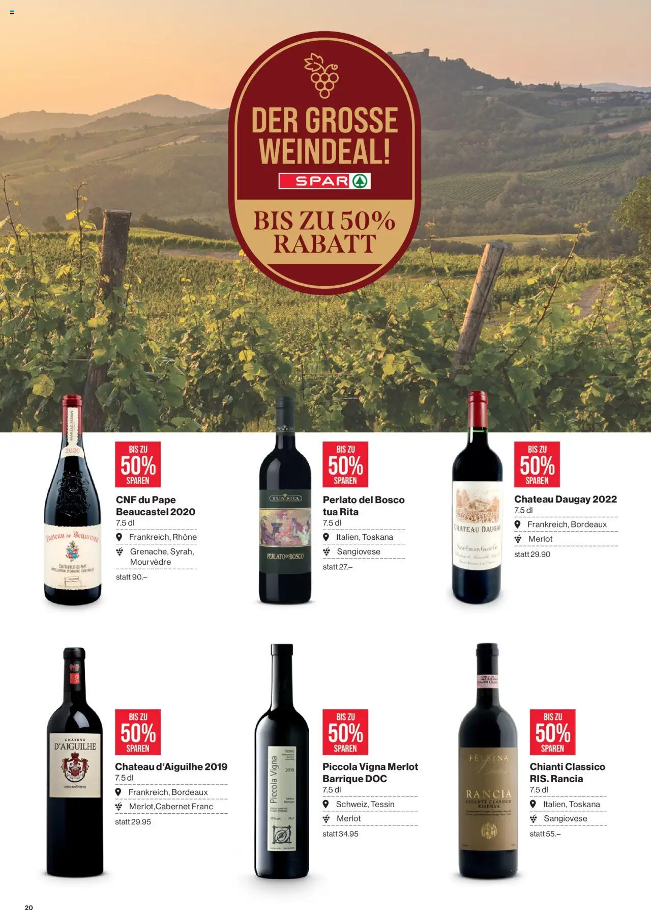 SPAR Aktionen – gültig ab 16.10.2025 | Seite: 20 | Produkte: Merlot