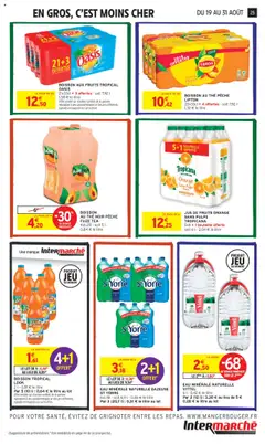  | Page: 25 | Produits: Eau minérale, Orange, Eau minerale naturelle Vittel, Thé
