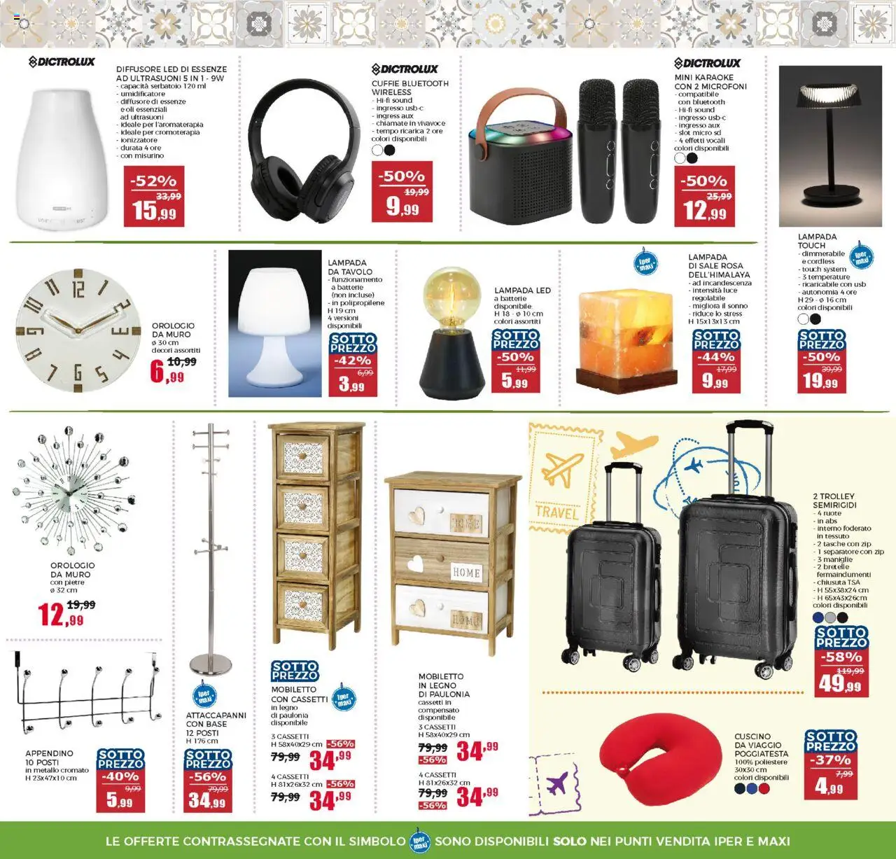 Volantino Happy Casa del 04.06.2025 | Pagina: 39 | Prodotti: Sale, Cuffie, USB, Tavolo