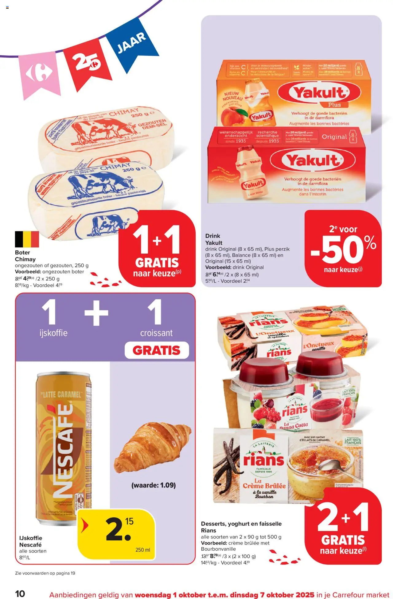 {H1} | Pagina: 10 | Producten: Bourbon, Roomboter, Boter, Yoghurt