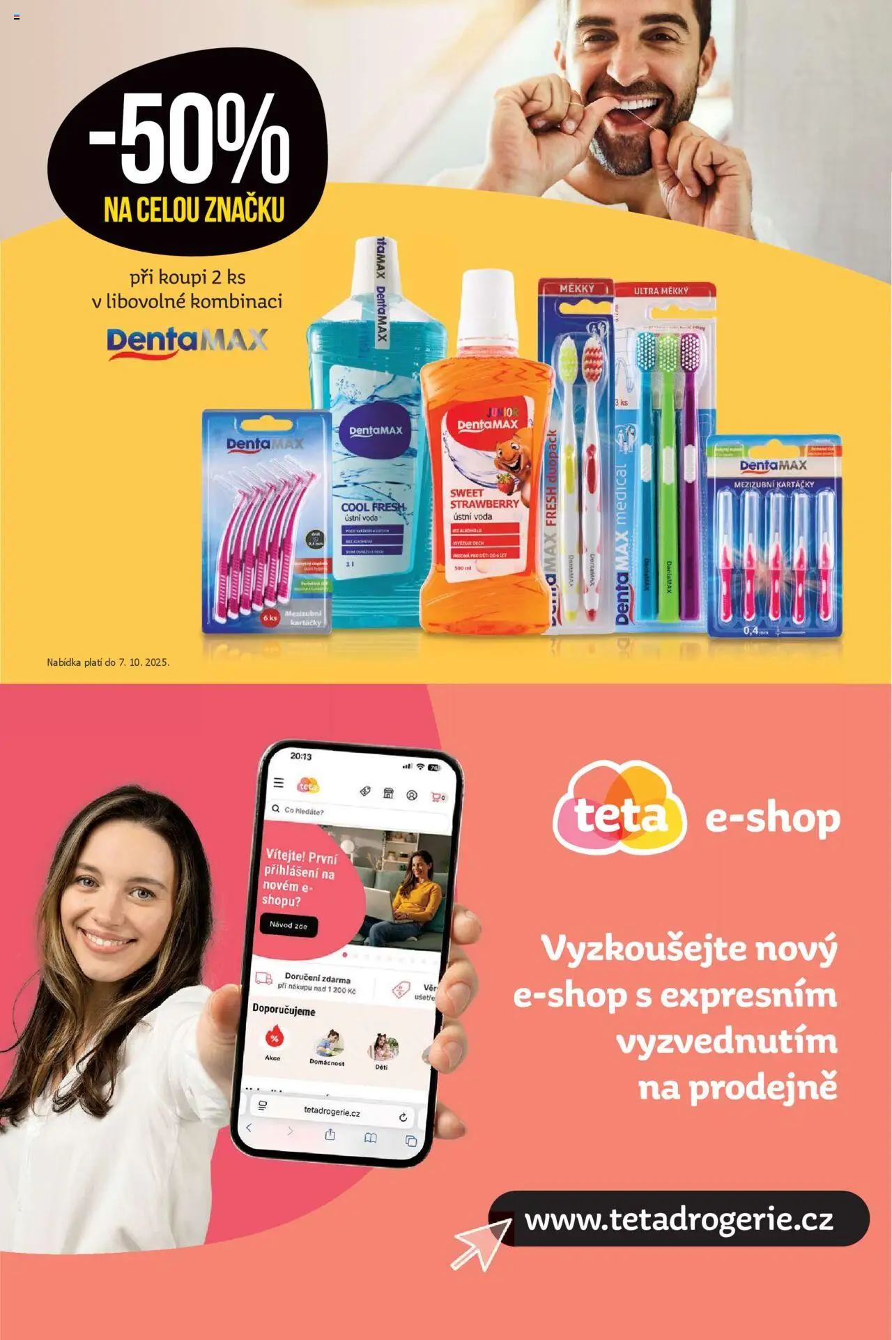 TETA Drogerie leták od 25.09.2025 | Strana: 12 | Produkty: Ústní voda, Voda, Mezizubní kartáčky