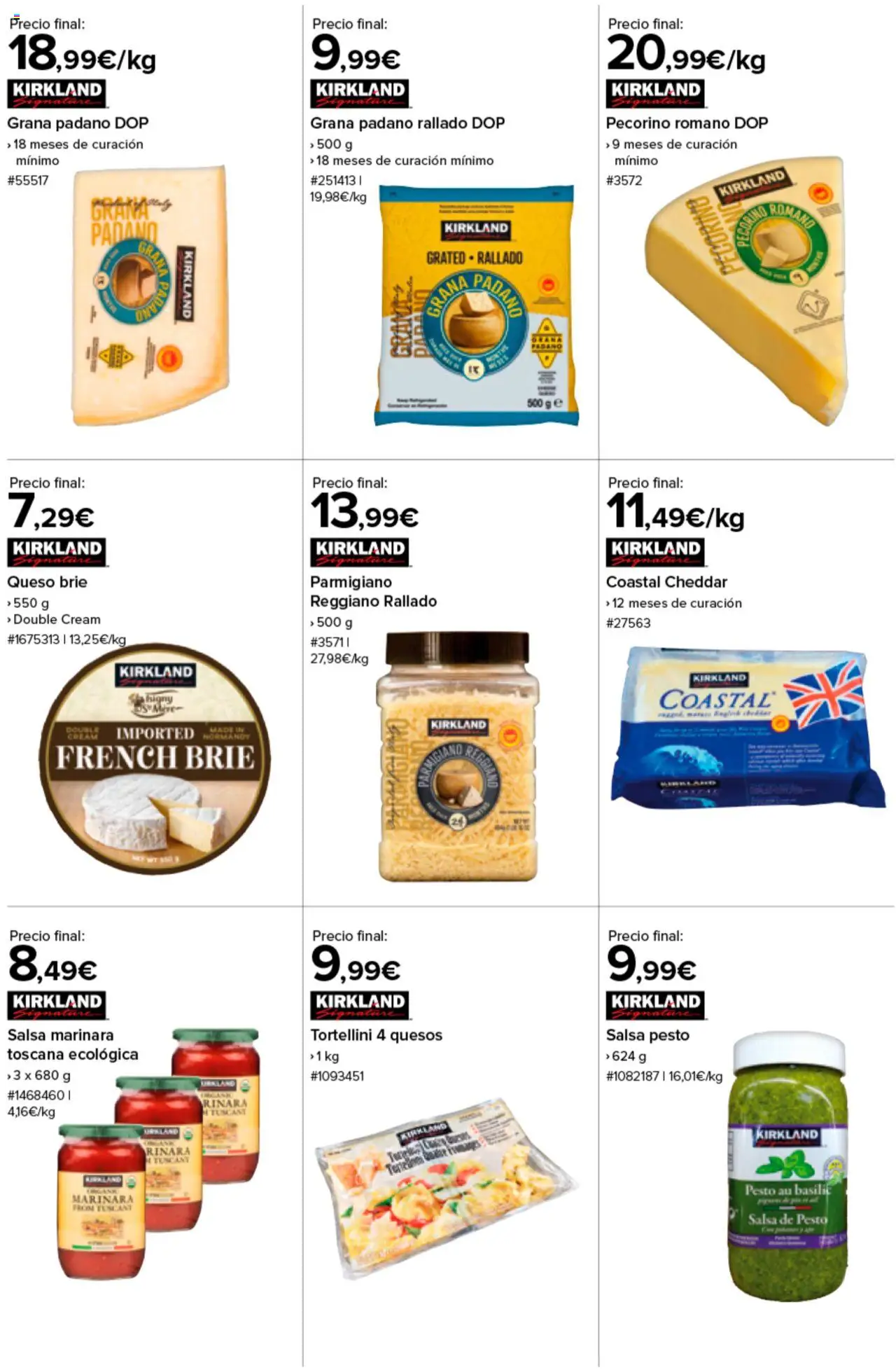 Costco catálogo │ válido desde el 10.10.2025 | Página: 3 | Productos: Queso
