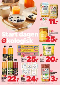 God Morgen ØKO juice, 850 ml juice + pant. gyldig fra 31.01.2026 | Side: 4 | Produkter: Juice, Skiveost, Honning, Marmelade