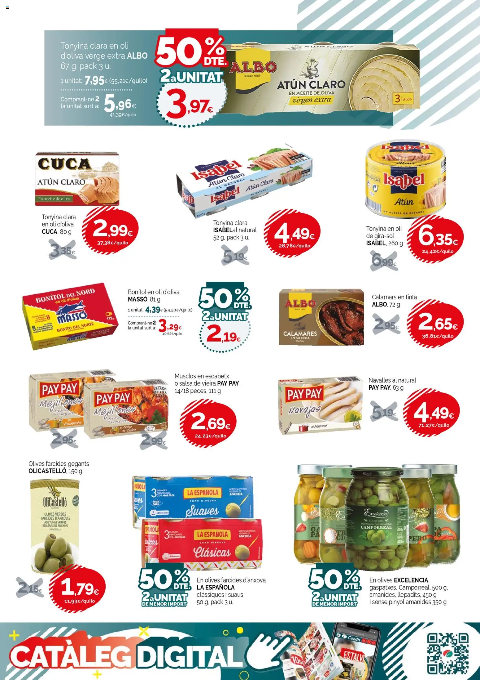 Condis - folleto life │ válido desde el 18.02.2026 | Página: 15 | Productos: Calamares, Aceite de oliva, Aceite de oliva virgen extra, Aceite de girasol