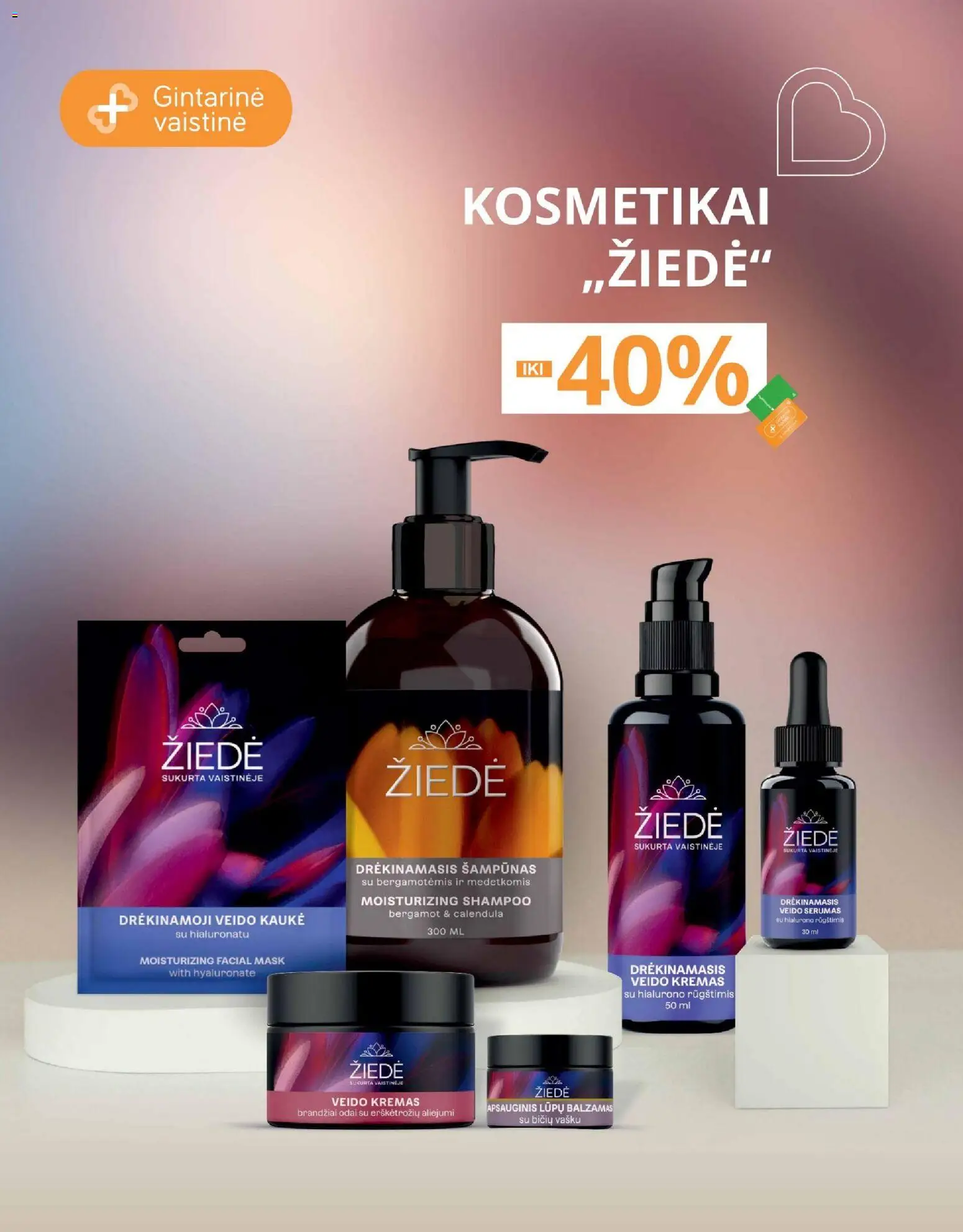 Gintarinė akcijos nuo 01.02.2026 | Puslapis: 28 | Prekių: Balzamas, Šampūnas, Kaukė, Veido kaukė
