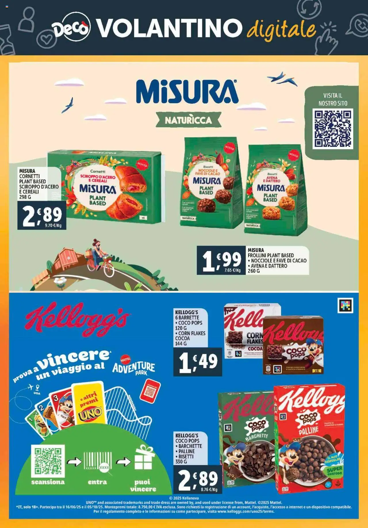 Volantino Decò del 12.09.2025 | Pagina: 24 | Prodotti: Cereali, Nocciole, Cacao, Frollini