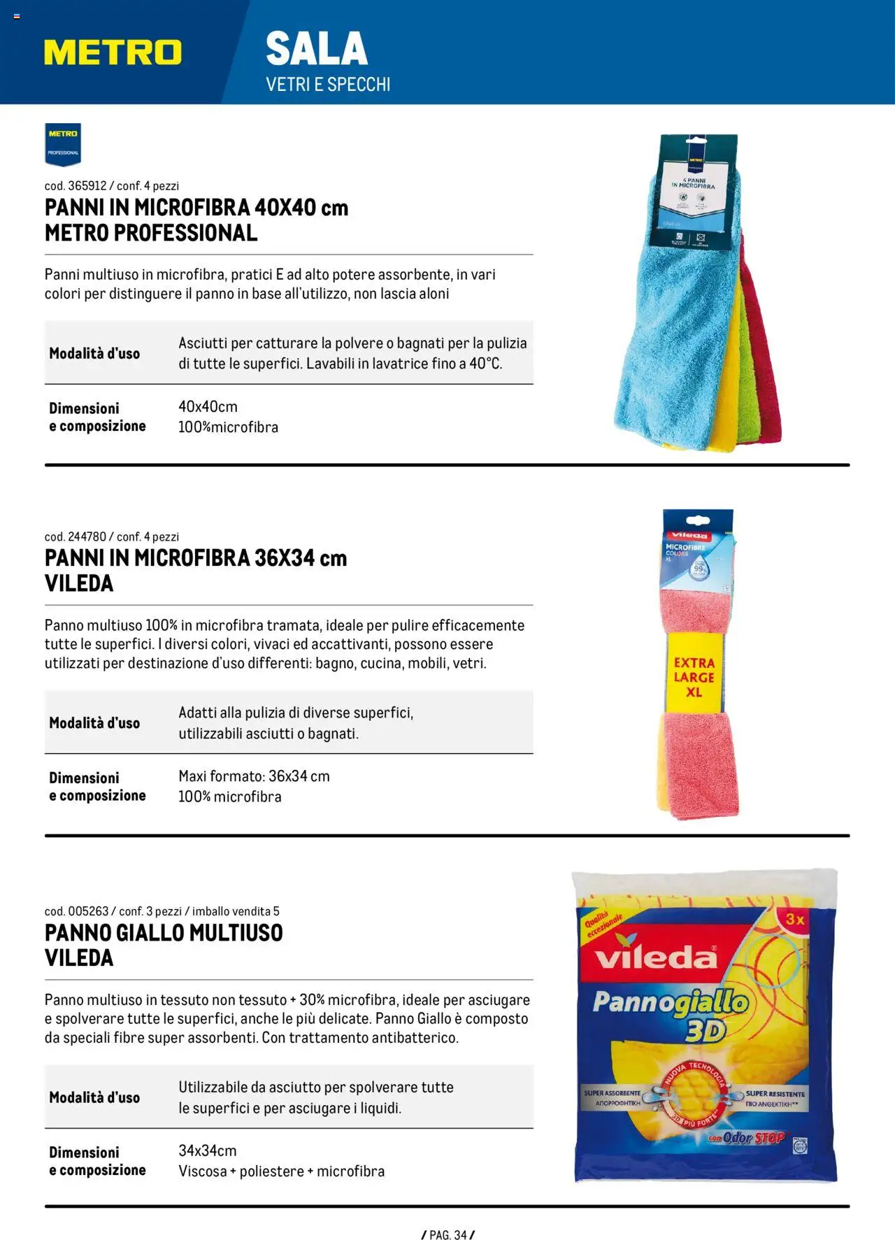 Volantino Metro del 26.09.2024 | Pagina: 34 | Prodotti: Lavatrice, Metro