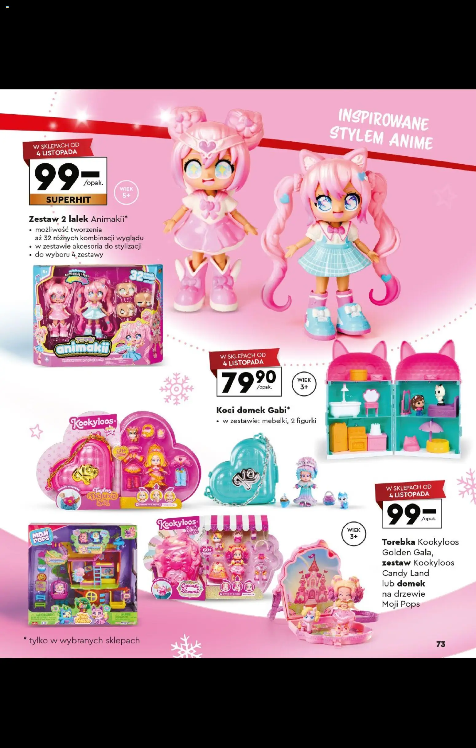 Biedronka gazetka - Kraina zabawek od 27.10.2025 | Strona: 73 | Produkty: Torebka, Moji pops, Figurki