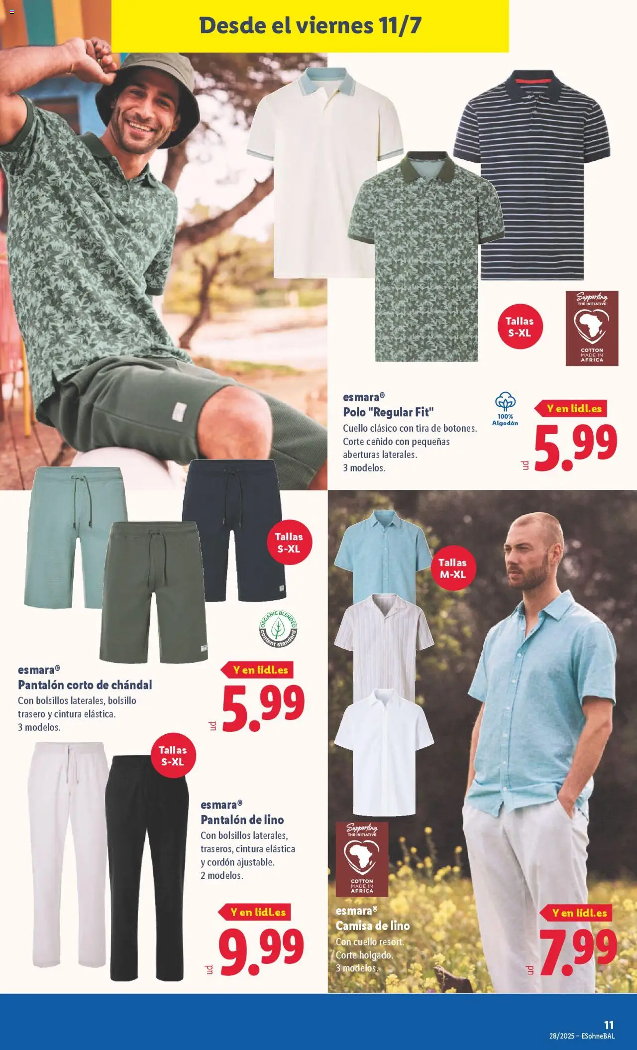 Lidl catálogo de bazar MAD │ válido desde el 07.07.2025 | Página: 21 | Productos: Camisa, Pantalón corto