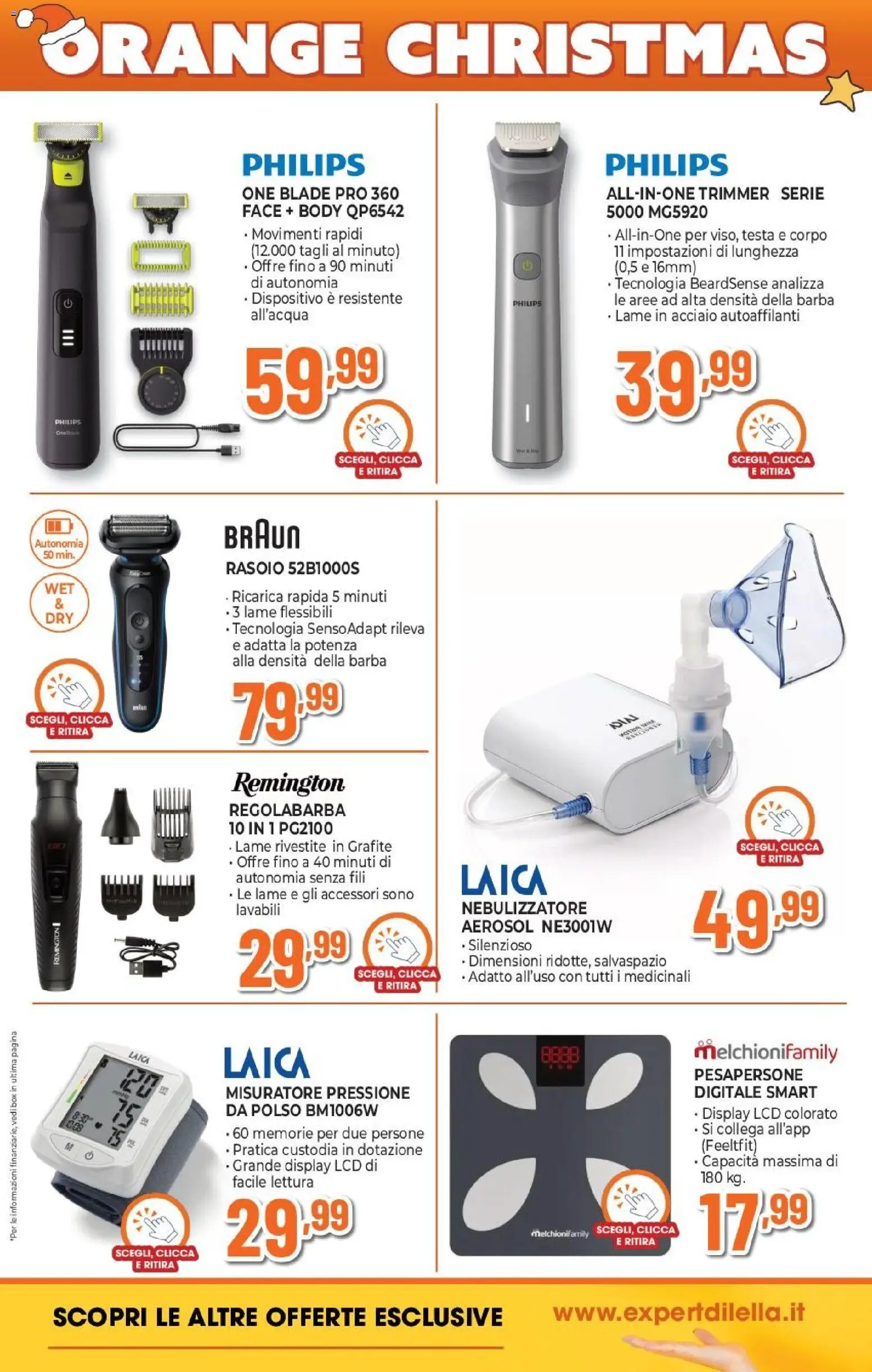 Volantino Expert del 02.12.2025 | Pagina: 13 | Prodotti: Rasoio, Regolabarba, Nebulizzatore