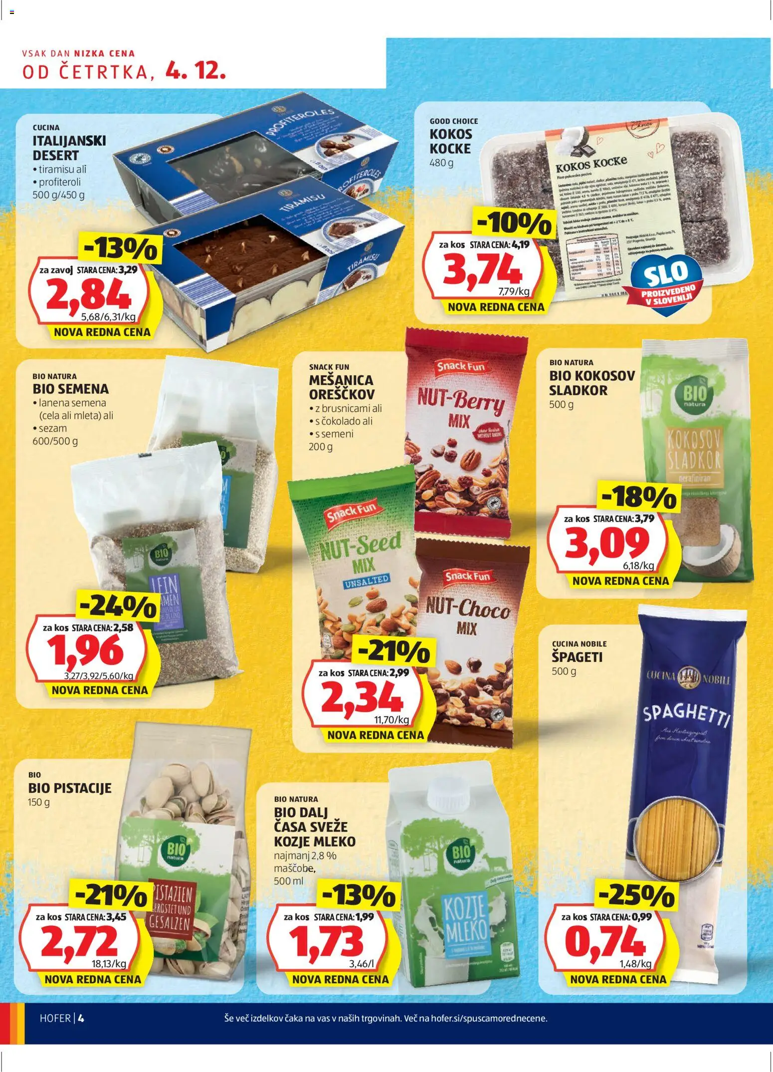 Novi Hofer katalog ponudbe – veljaven od 04.12.2025 | Stran: 4