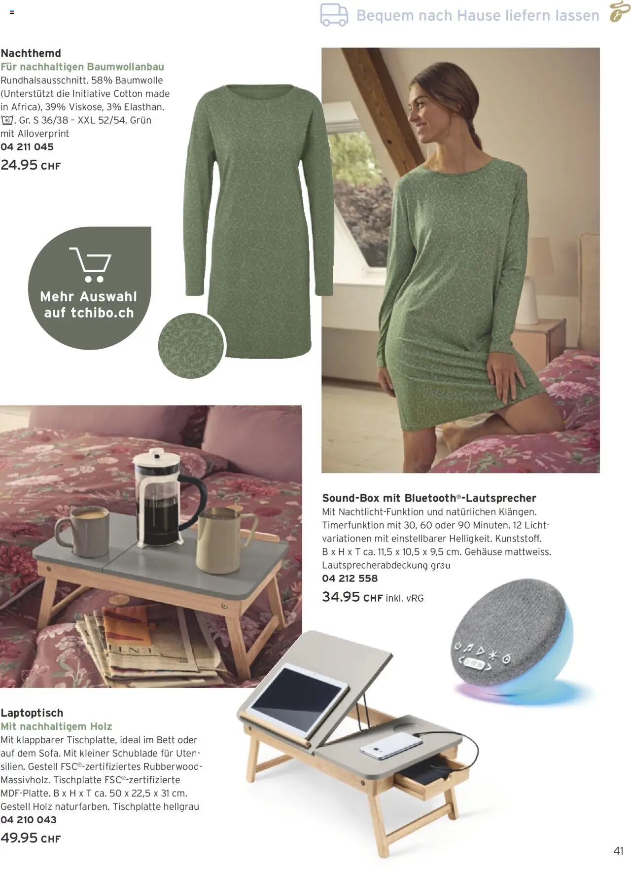 Tchibo Aktionen – gültig ab 10.10.2025 | Seite: 41 | Produkte: Bett