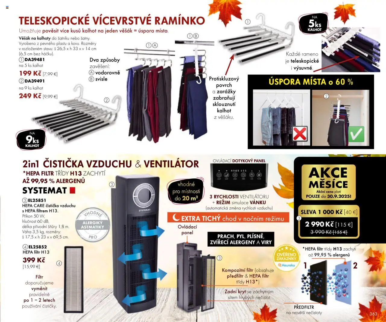 Dedra Katalog september 2025 │ platný od 01.09.2025 | Strana: 54 | Produkty: Čistička vzduchu, Ventilátor