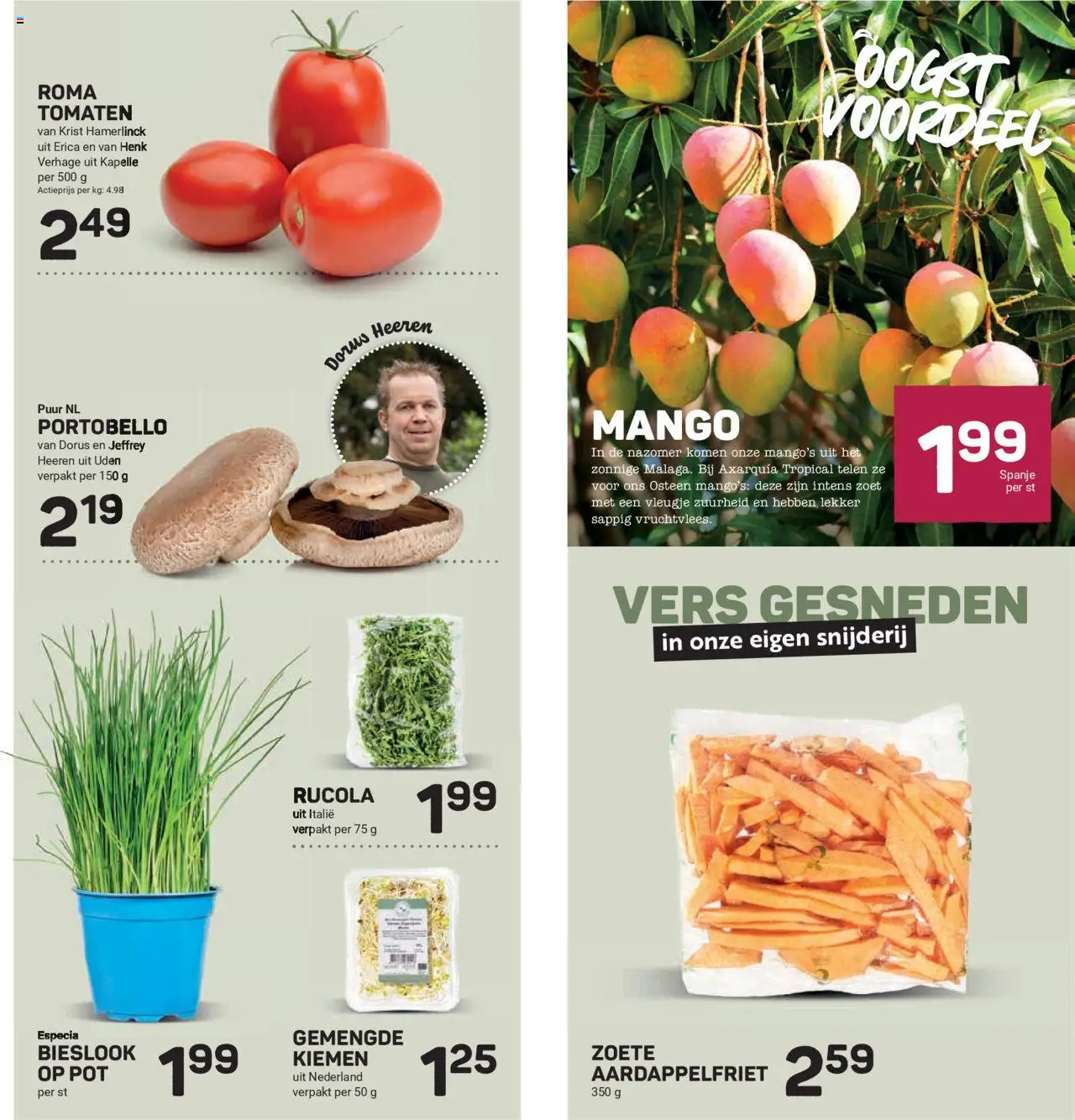  | Pagina: 8 | Producten: Rucola, Tomaten, Pot, Mango