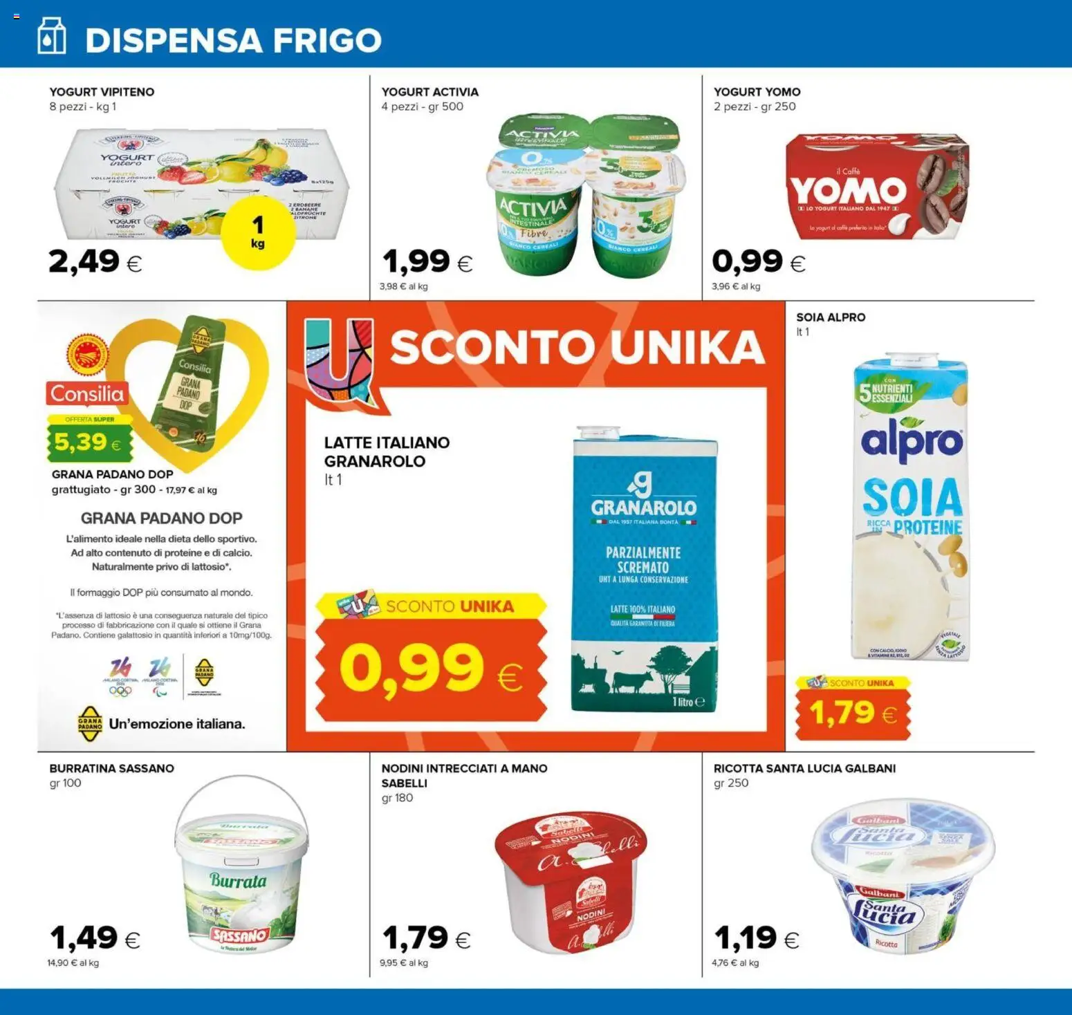 Volantino Tigre del 06.11.2025 | Pagina: 8 | Prodotti: Cereali, Frutta, Formaggio, Grana Padano
