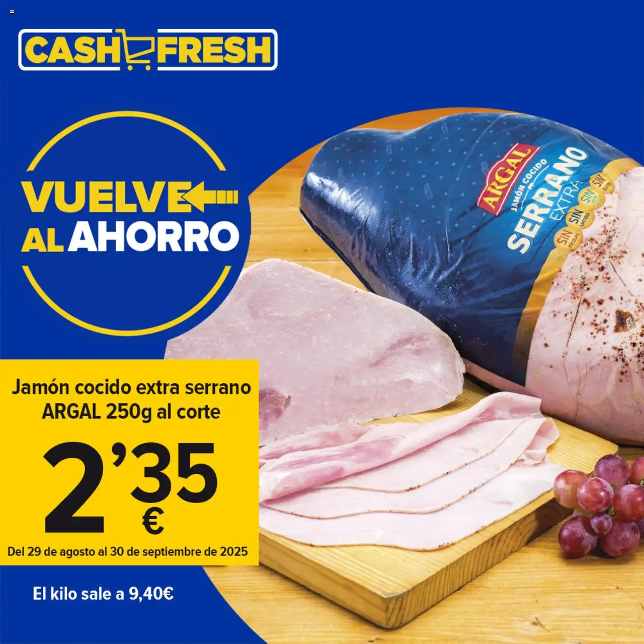 Cash Fresh folleto │ válido desde el 29.08.2025 | Página: 2 | Productos: Jamón, Jamón cocido