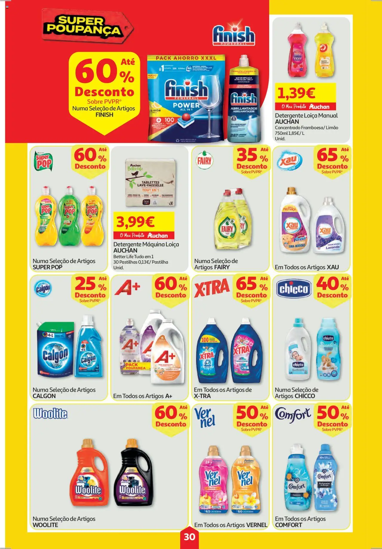 Auchan folheto │ válido de 11.09.2025 | Página: 30 | Produtos: Perfume, Abrilhantador, Detergente