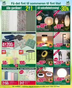 Forhåndsvisning av Europris kundeavis gyldig fra 20.04.2026 | Side: 6 | Produkter: Gardiner, Servietter, Bord, Jeux