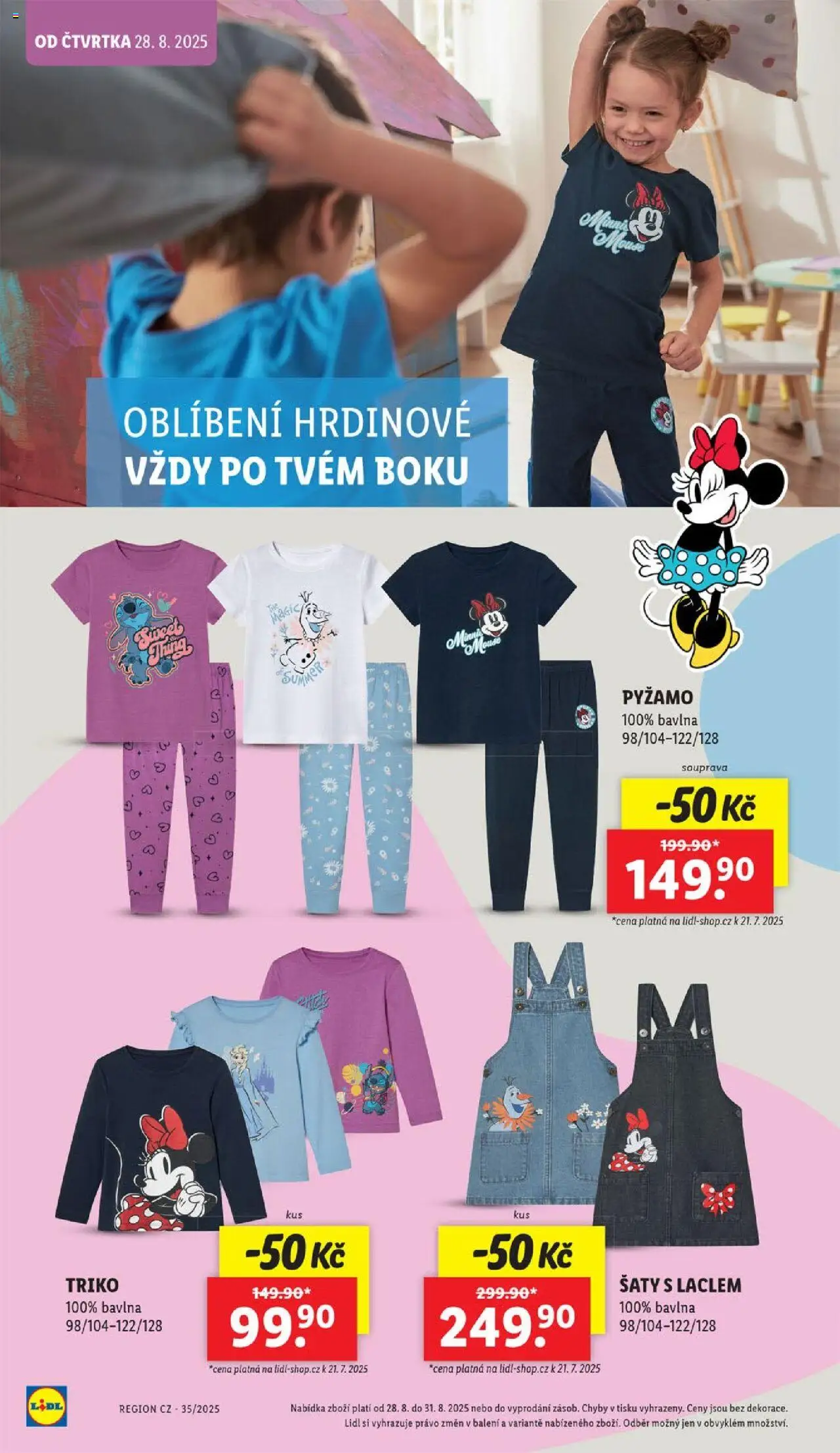 Lidl leták - Hurá do lavic od 04.08.2025 | Strana: 24 | Produkty: Šaty, Pyžamo