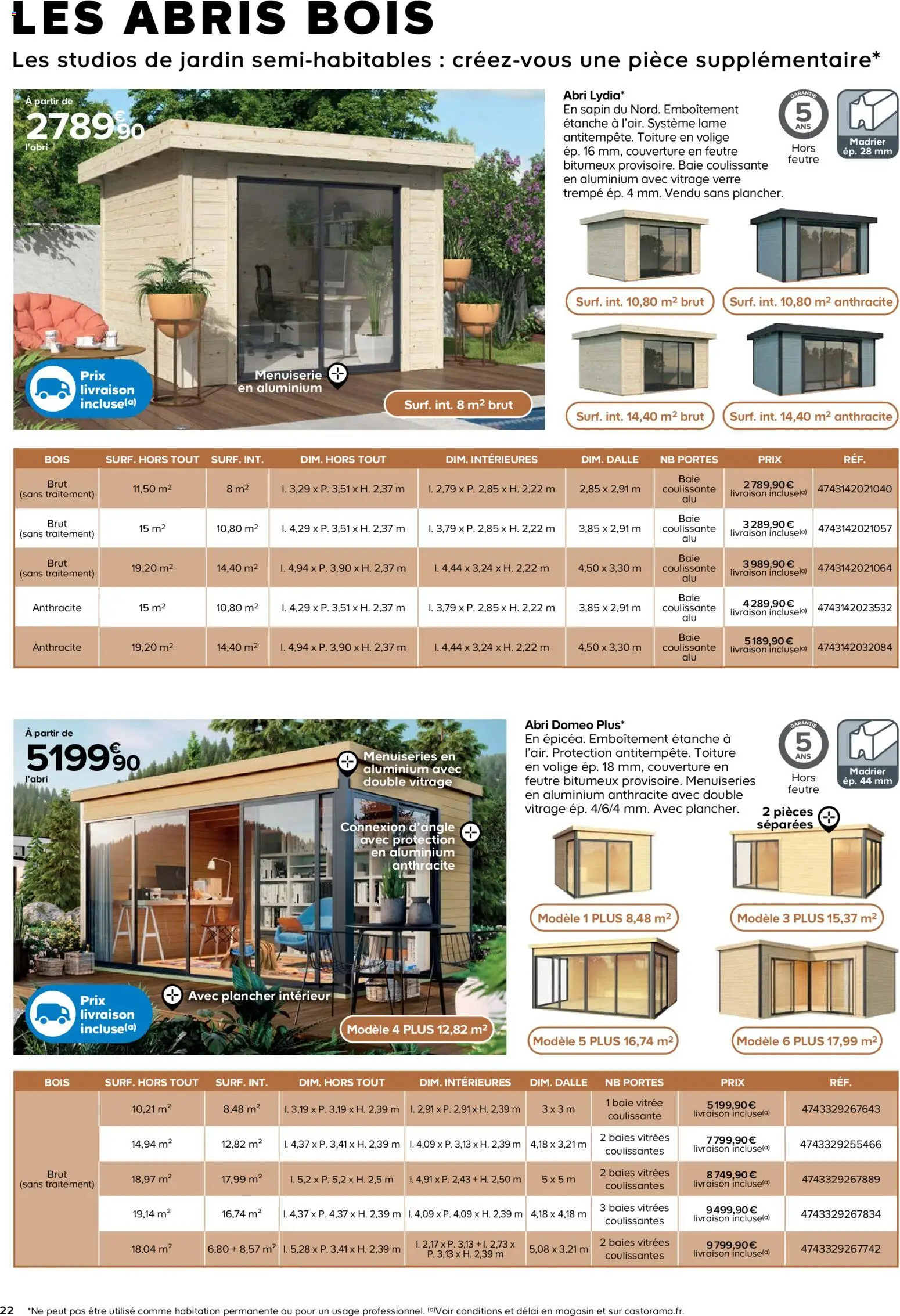 {H1} | Page: 22 | Produits: Baie coulissante, Couverture, Portes