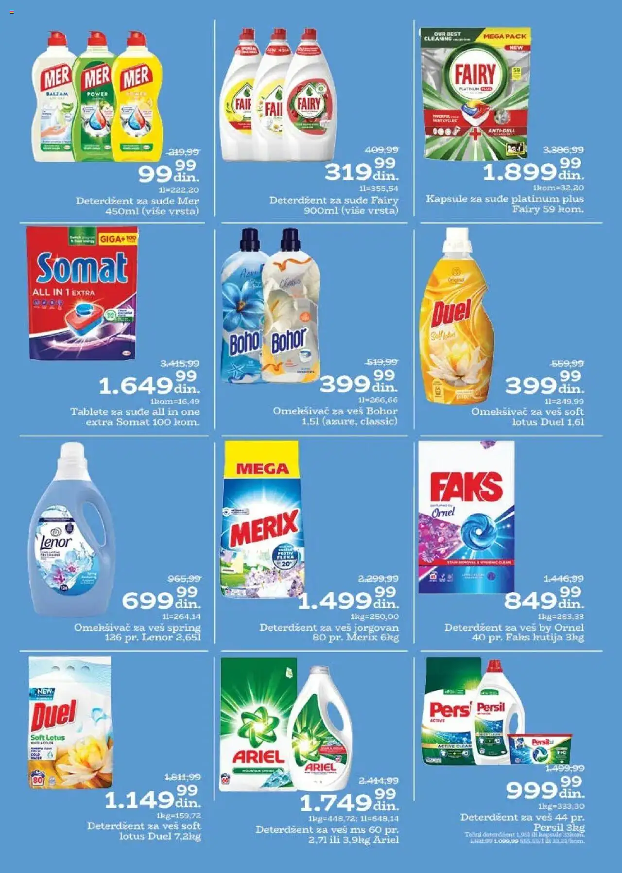 Univerexport katalog - važi od 04.08.2025 | Strana: 28 | Proizvode: Deterdžent, Somat, Kapsule, Kutija