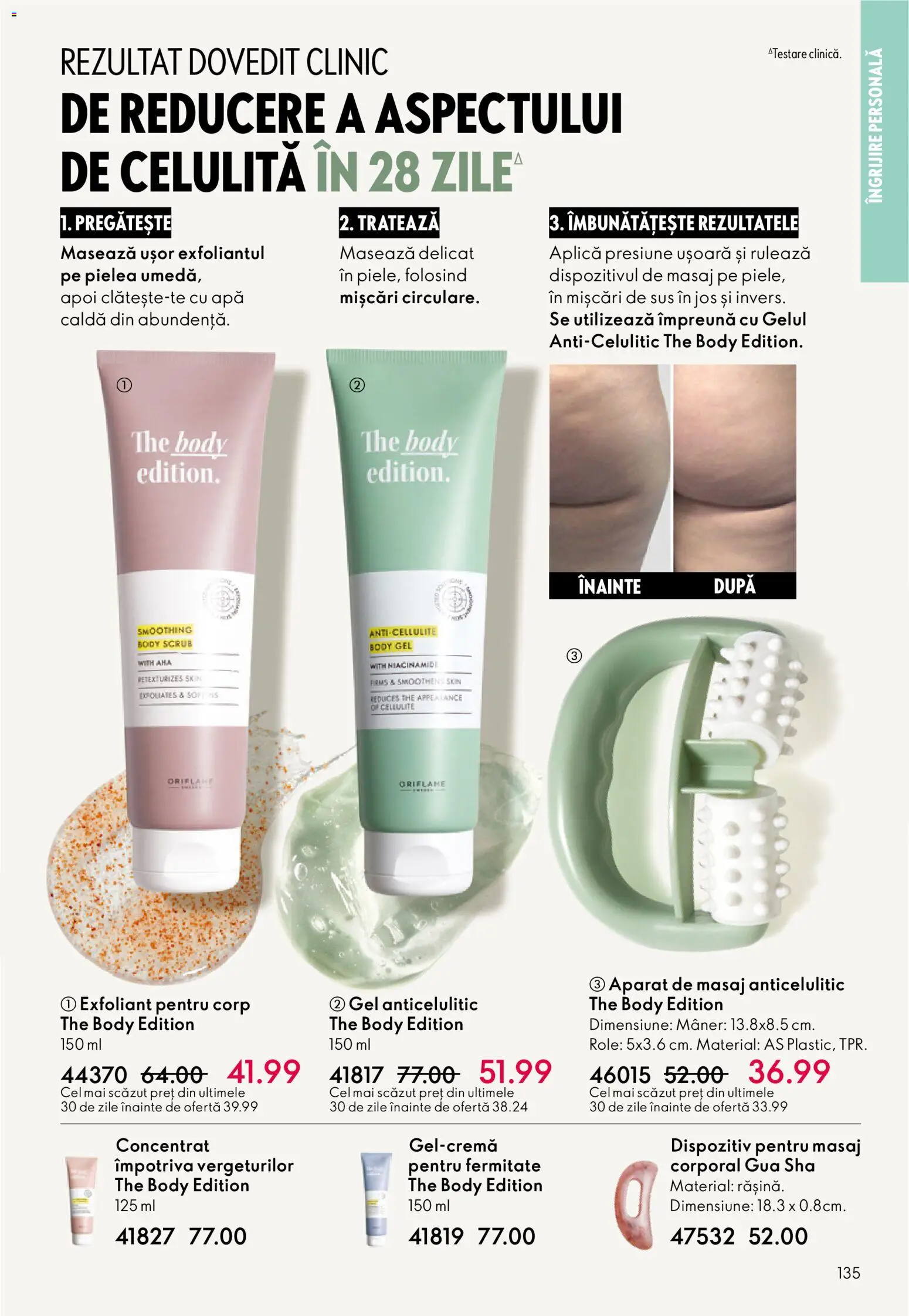 Noul catalog Oriflame – valabil de la 21.01.2026 | Pagină: 135 | Produse: Scrub, Body, Mâner, Apă