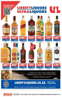 Ultra Liquors specials catalogue – valid from 01.12.2025