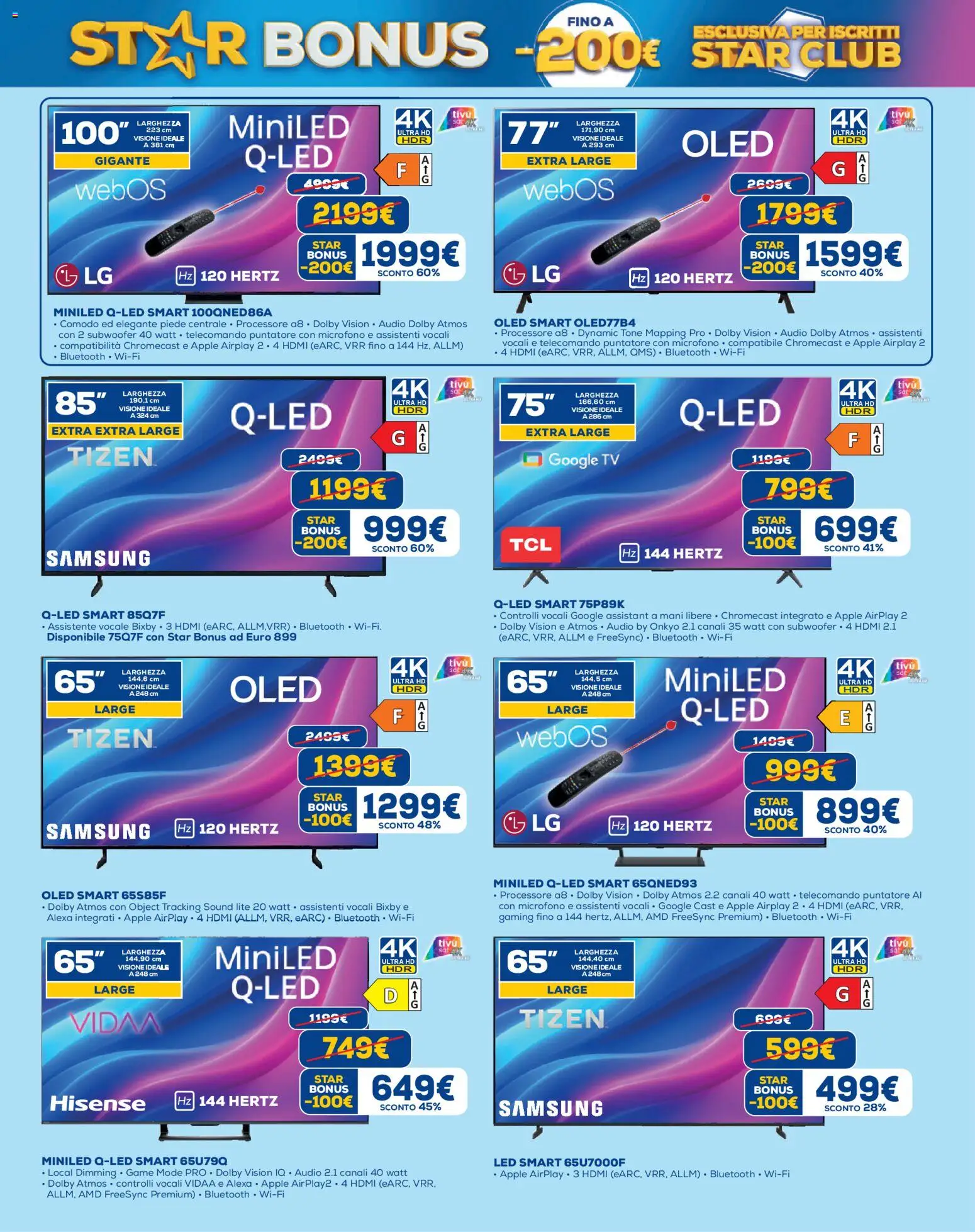 Volantino Euronics del 09.04.2026 | Pagina: 2 | Prodotti: Telecomando, TV, Audio, Microfono