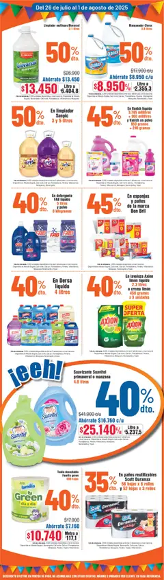 Alkosto folleto │ válido desde el 26.07.2025 | Página: 5 | Productos: Polvo, Detergente, Crema, Suavizante
