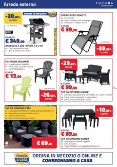 Anteprima del volantino Eurobrico volantino valido a partire dal 19.03.2026 | Pagina: 9 | Prodotti: Sdraio, Barbecue a gas, Contenitore, Poltrona