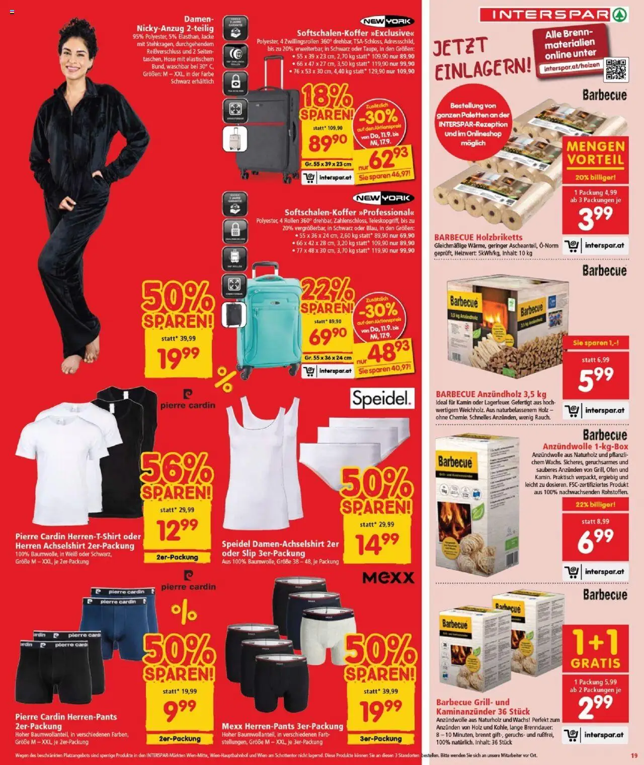 Interspar Flugblatt - Burgenland gültig ab 11.09.2025 | Seite: 19 | Produkte: Jacke, Slip, Ofen, Grill