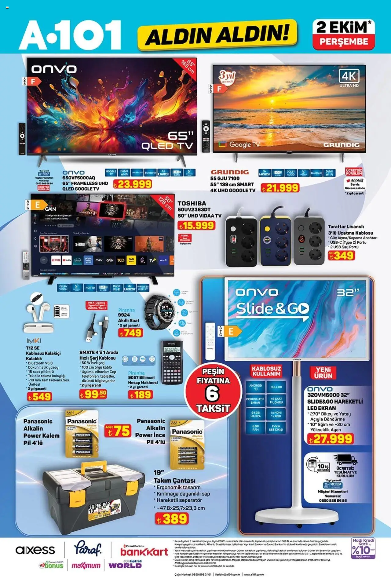 A101 Katalog Aldın Aldın - 02.10.2025 tarihinden itibaren geçerlidir | Sayfa: 5 | Ürünler: Şarj kablosu, Pil, Kulaklık, Kablo