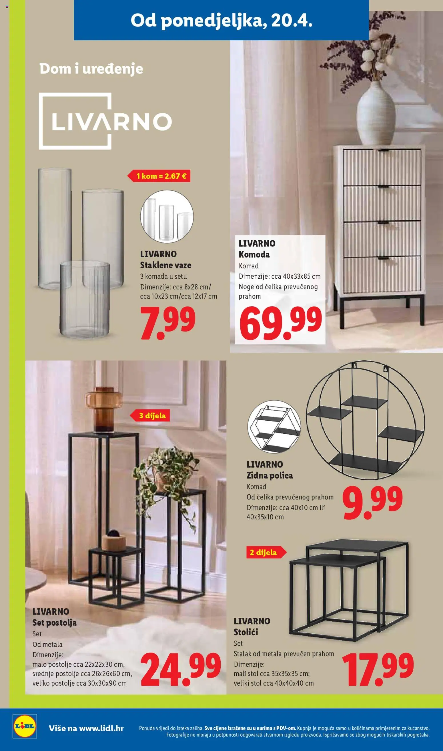 Lidl katalog | vrijedi od 20.04.2026 | Stranica: 30 | Proizvodi: Komoda, Polica, Stol