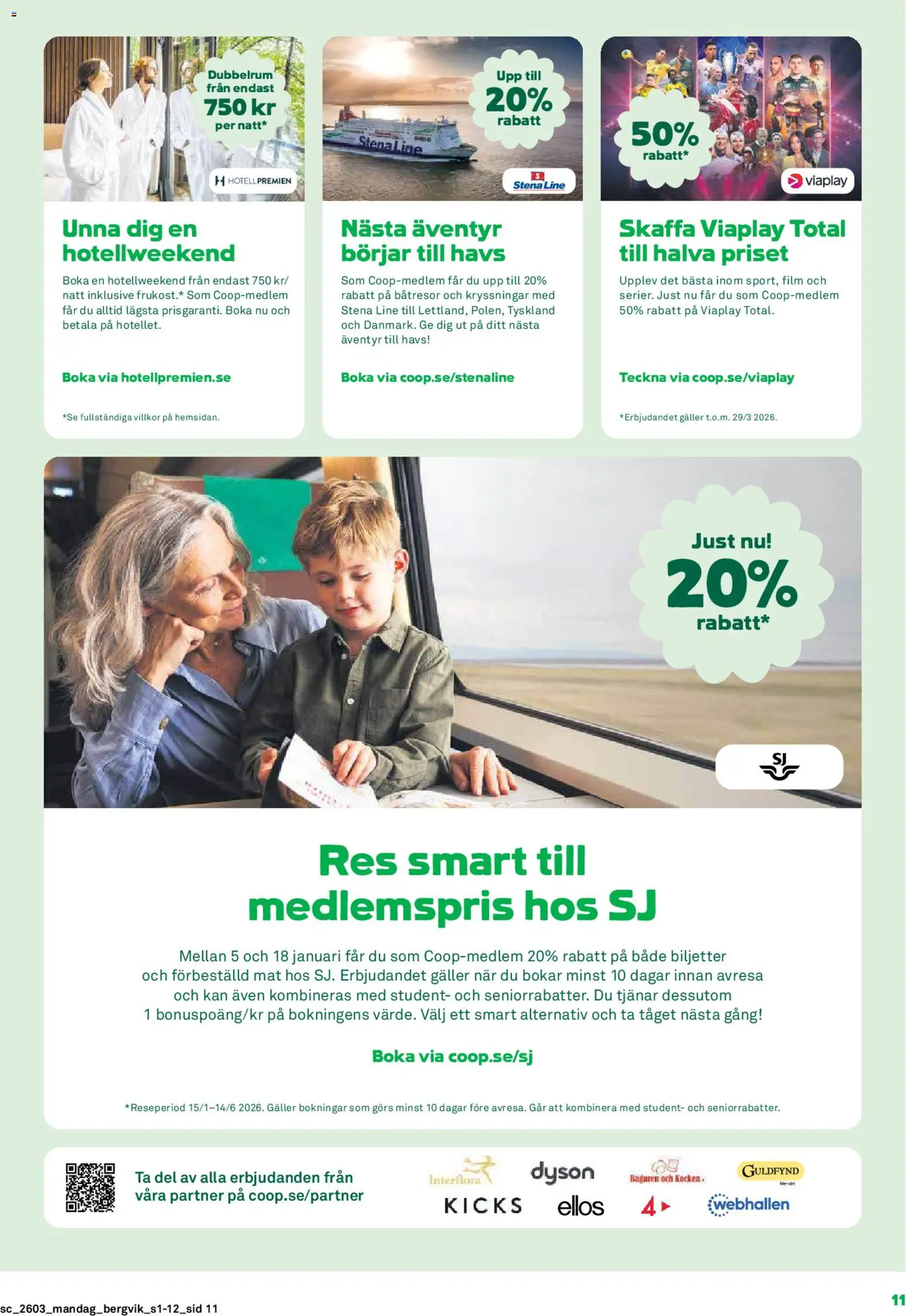 Stora Coop reklamblad aktuell från 12.01.2026 | Sida: 11 | Produkter: Galler