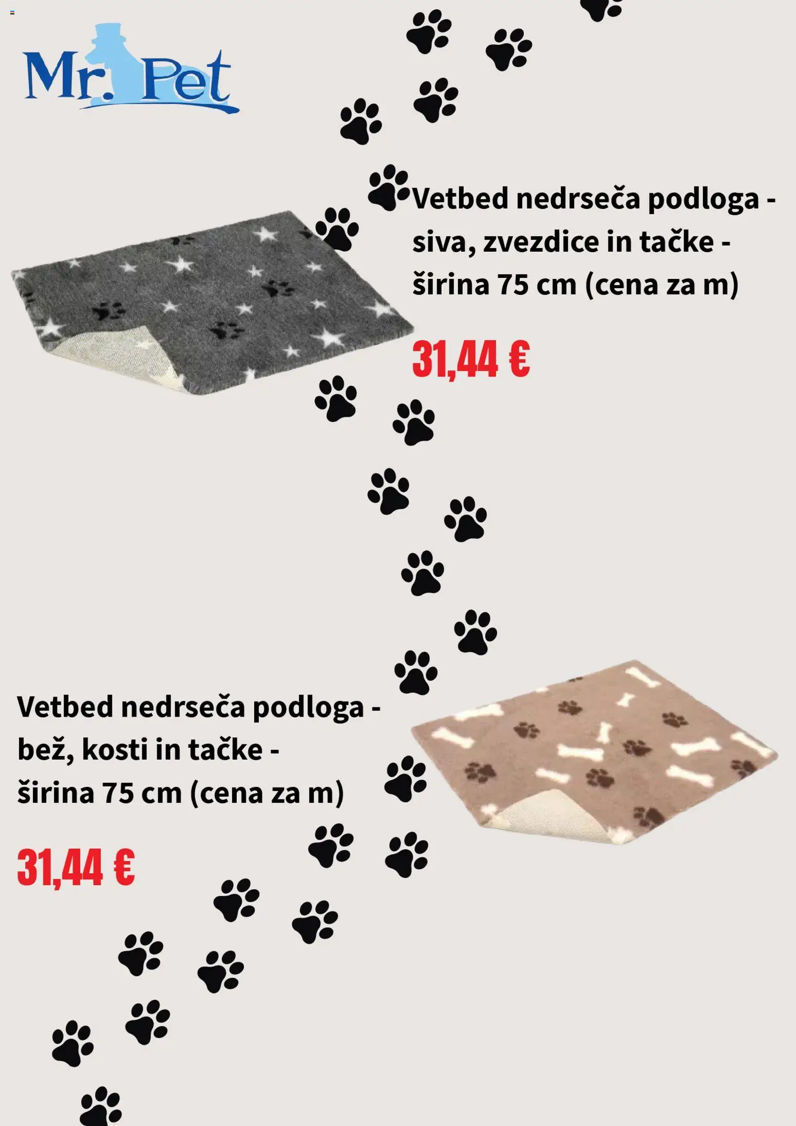Novi Mr. Pet katalog ponudbe – veljaven od 27.11.2025 | Stran: 2 | Izdelki: Podloga