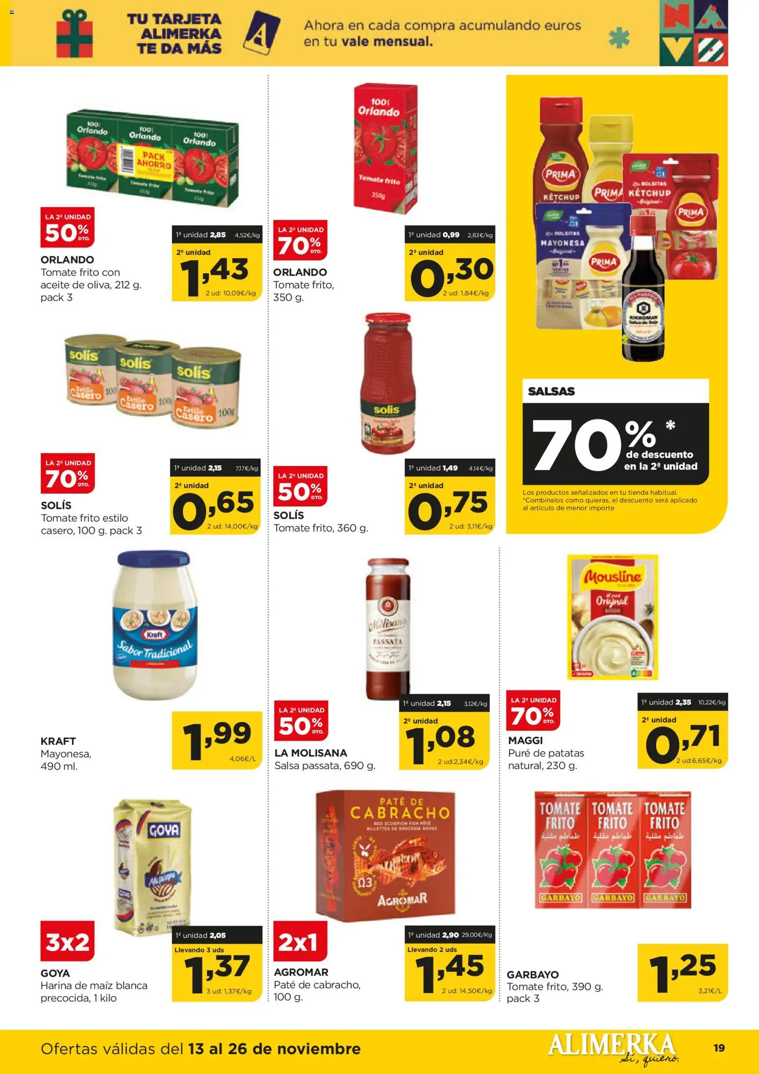 Alimerka folleto Castilla y León │ válido desde el 13.11.2025 | Página: 21 | Productos: Aceite, Paté, Té, Οθόνη προβολής