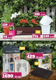 Family Diszkont akciós újság - amely érvényes a következő dátumtól: 16.04.2026 | Oldal: 18 | Termékek: Virágláda, Szúnyogháló, Kaspó