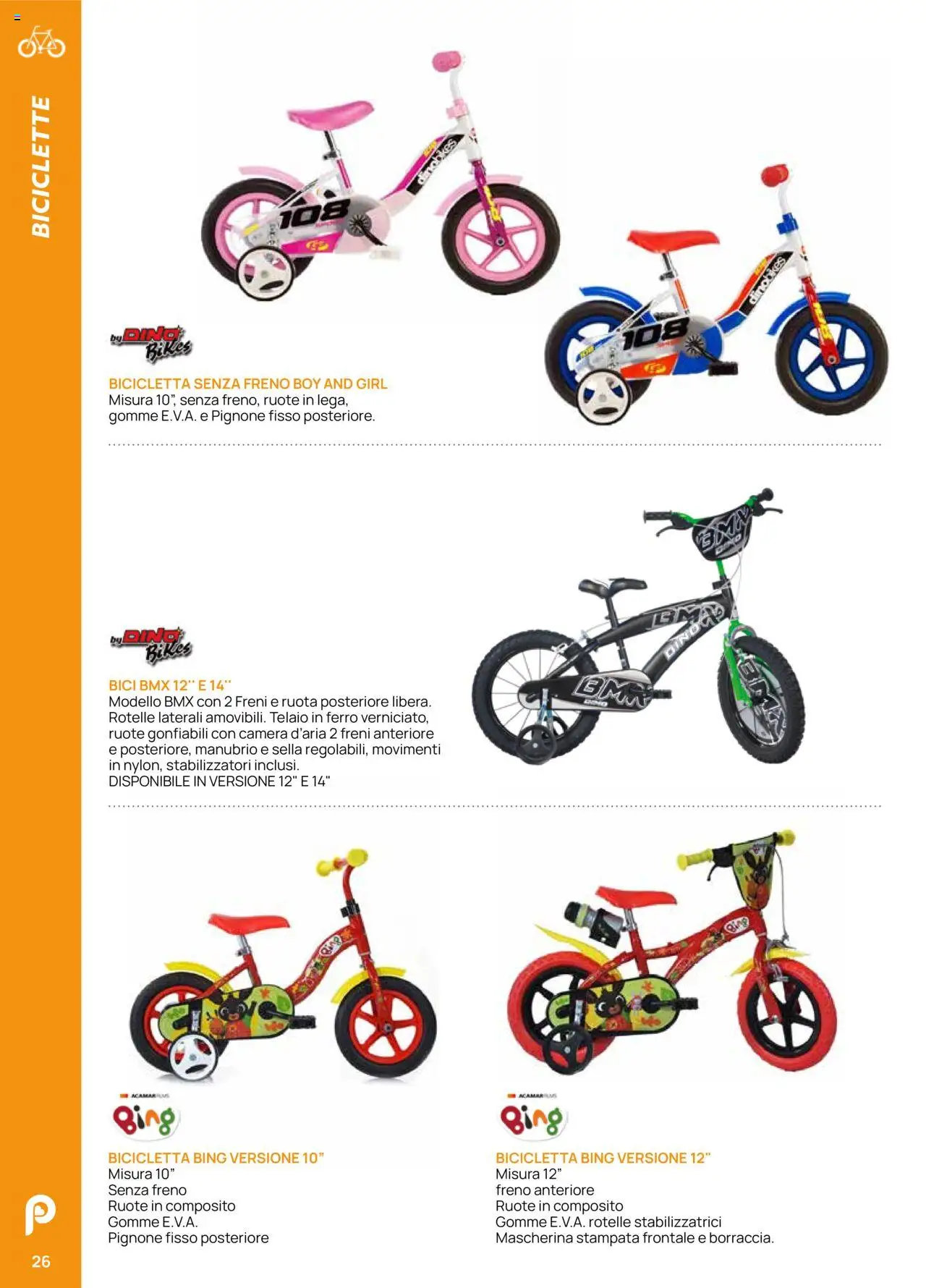 Volantino Prenatal del 04.04.2025 | Pagina: 26 | Prodotti: Bicicletta