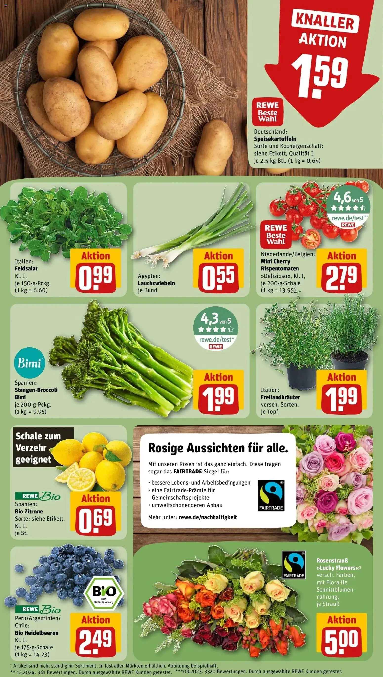 Rewe prospekt Niefern - Öschelbronn	 – gültig ab 16.02.2026 | Seite: 11 | Produkte: Heidelbeeren, Zitrone